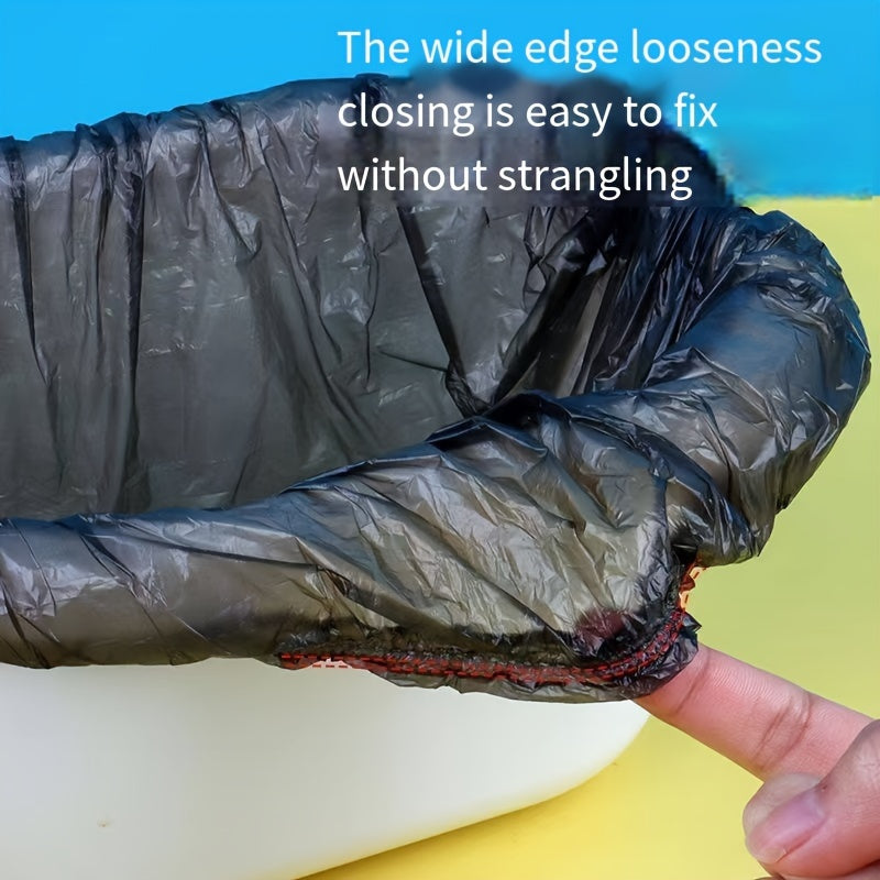 Bolalar hojatxonasi uchun bir martalik plastik sumka, tozalash sumkasi yoki bosh qopqog'i sifatida ishlatilishi mumkin, suv o'tkazmaydigan va chang o'tkazmaydigan, qalinligi oshirilgan.