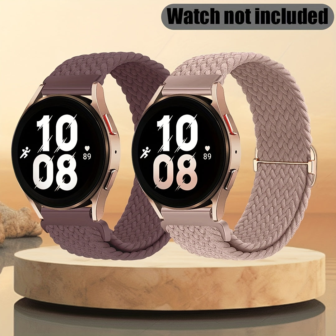 Nylon Smartwatch Band for Samsung Galaxy Watch 4 5 6 7 Classic Active 2 45mm 40mm 44mm 42mm 46mm 43mm 47mm
