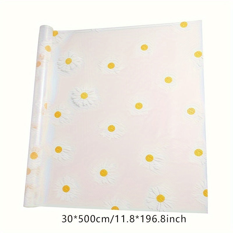 Rollo de forro para estantes a prueba de agua, aceite, moho y resistente a la humedad para armarios y cajones