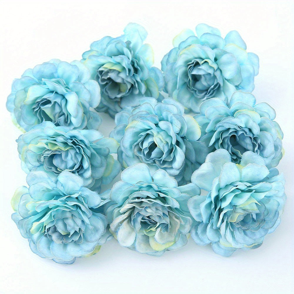 10/20pcs Multi-Layer Artificial Rose Head Flowers for Wreaths and Home Decor