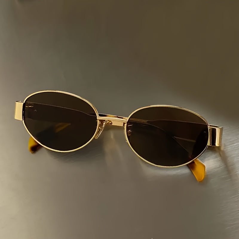 Retro Oval Cat Eye Glasses for Women Men Fashion Eyewear for Daily Outdoor Use