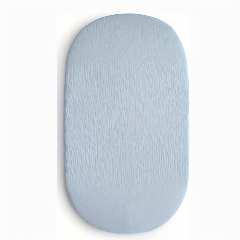 - Подарок на Хэллоуин и Рождество: Мягкие хлопковые простыни для овального матраса детской кроватки и муслиновая простыня для колыбели | 81,28 см X 40,64 см