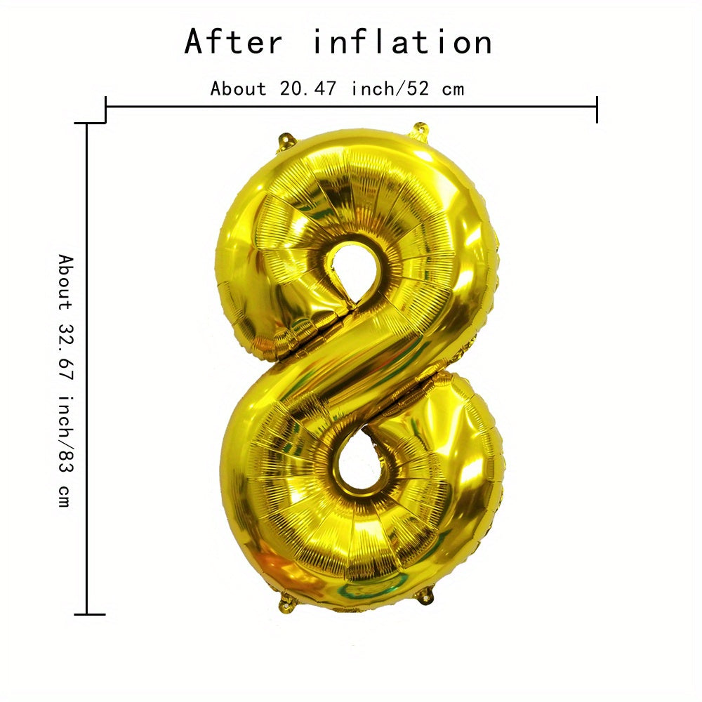 Large Gold Aluminum Film Balloon 101.6cm for Birthday Party Decorations