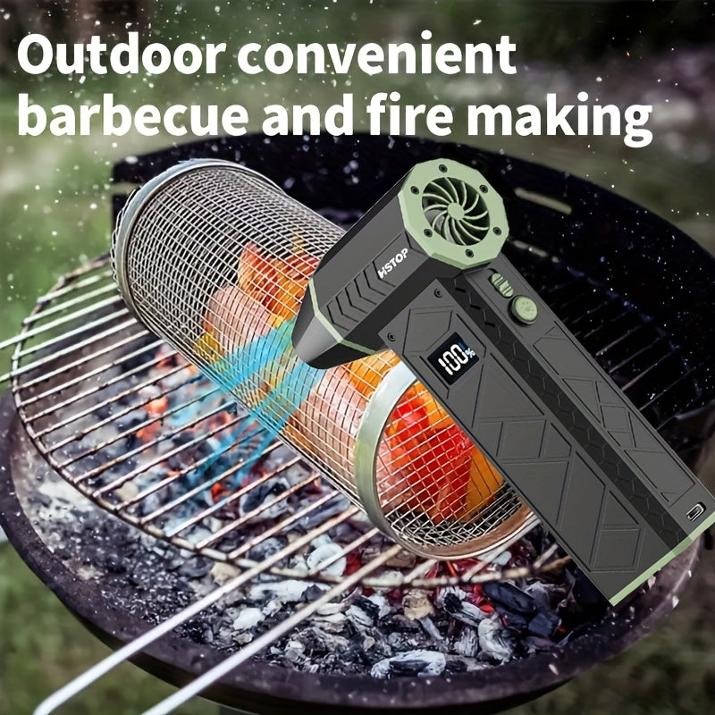 Handheld Dust and Snow Blower Portable USB Rechargeable with Adjustable Speeds