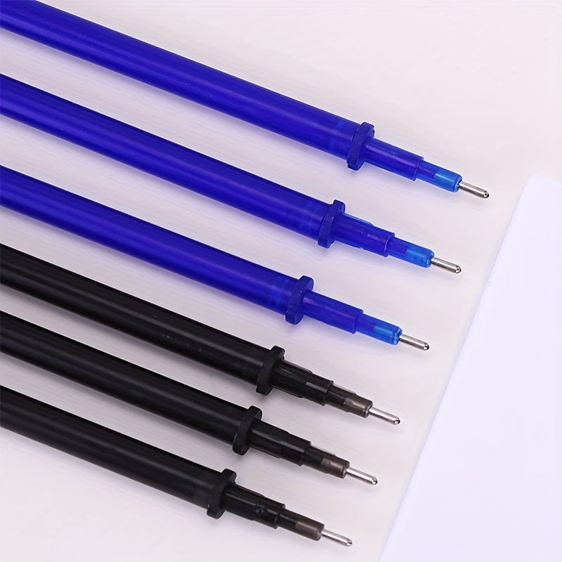 55-Piece Colored Erasable Gel Pen Refills 0.5mm for Office School Writing