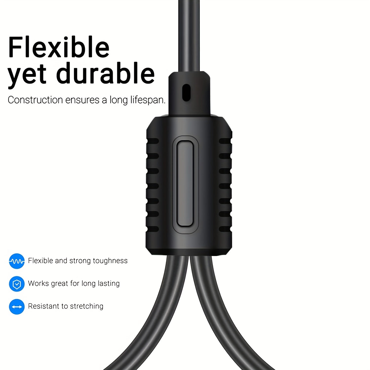 3-Pin XLR Female to Dual XLR Male Y-Splitter Cable for Stereo Microphone Balanced Audio