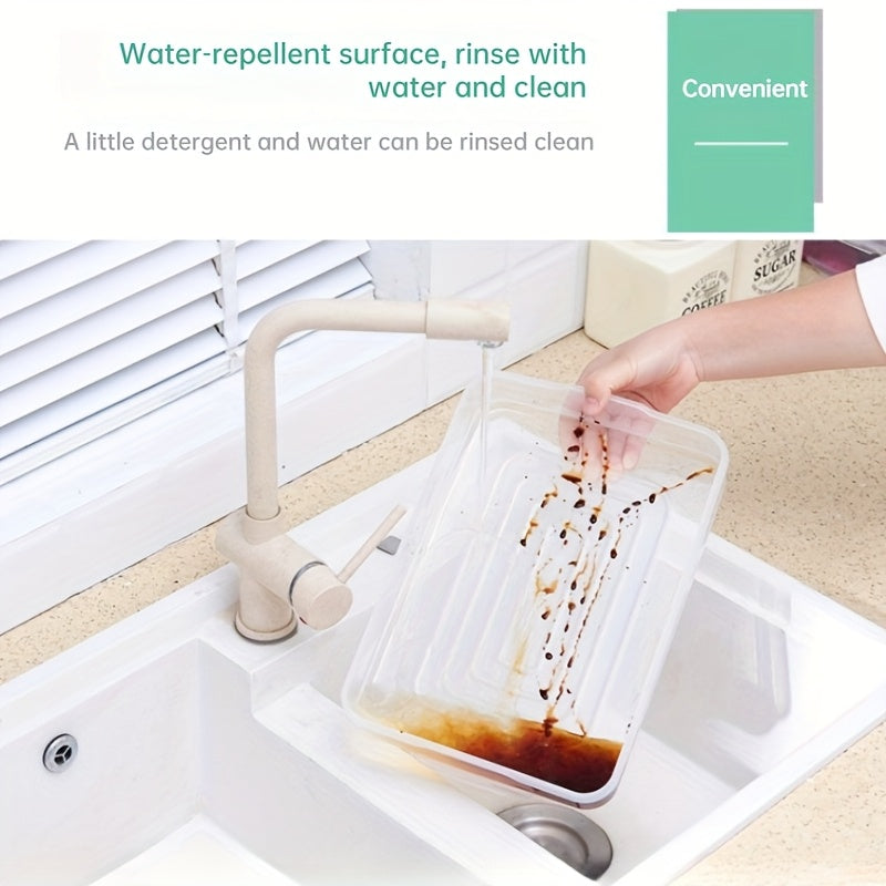 Extra Large Multi-Layer PVC Food Storage Container for Dumplings and Eggs Refrigerator Organizer