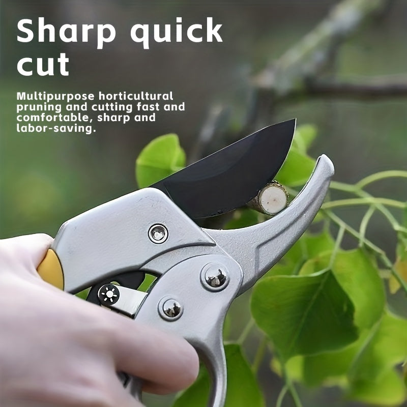 Pruning Shears with Spring for Fruit Picking and Branch Pruning Garden Tool