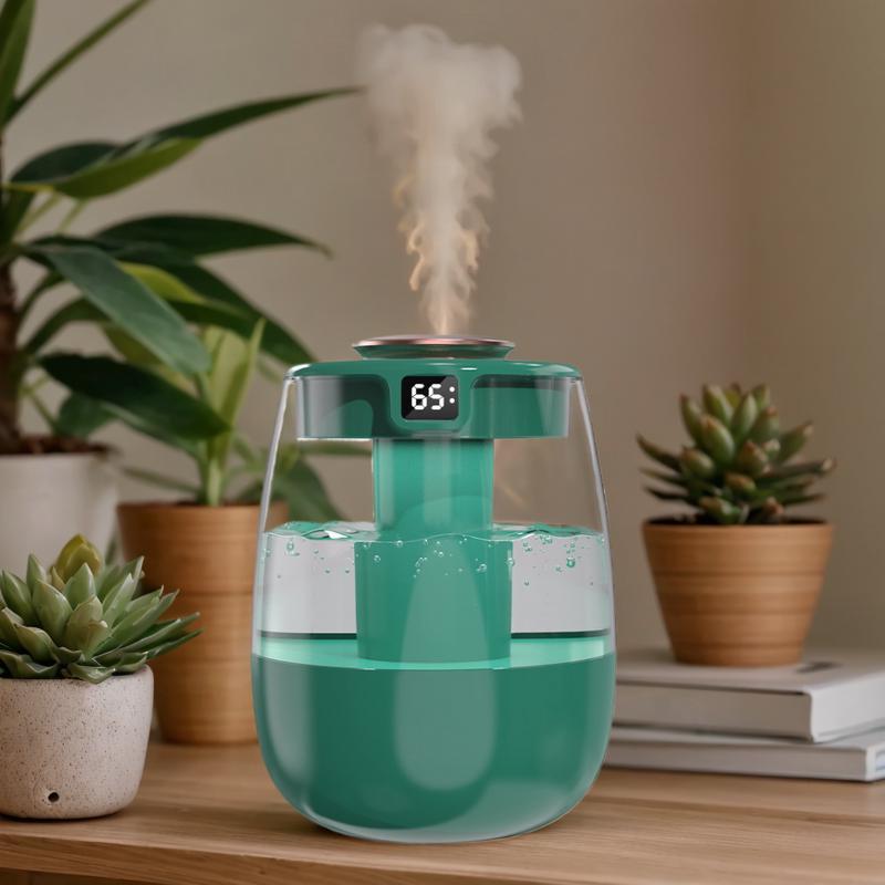 Dual Spray Ultrasonic Humidifier with Night Light and USB Portable