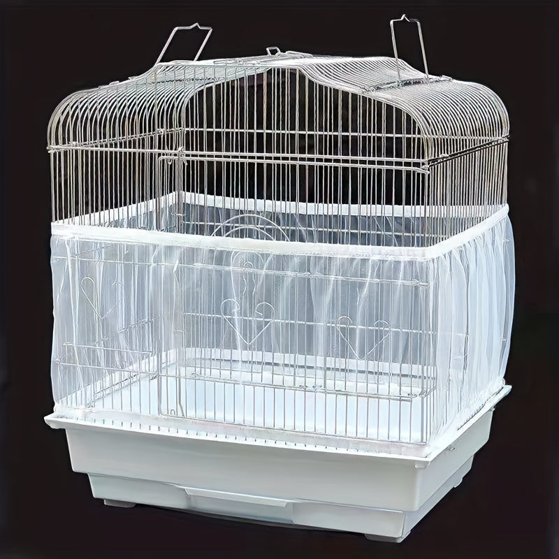 Sturdy Polyester Bird Cage Cover Breathable Mosquito-Proof Splash-Resistant Mesh
