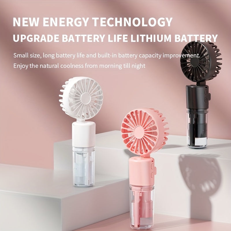 Portable USB Fan with Rechargeable Battery and Wearable Design