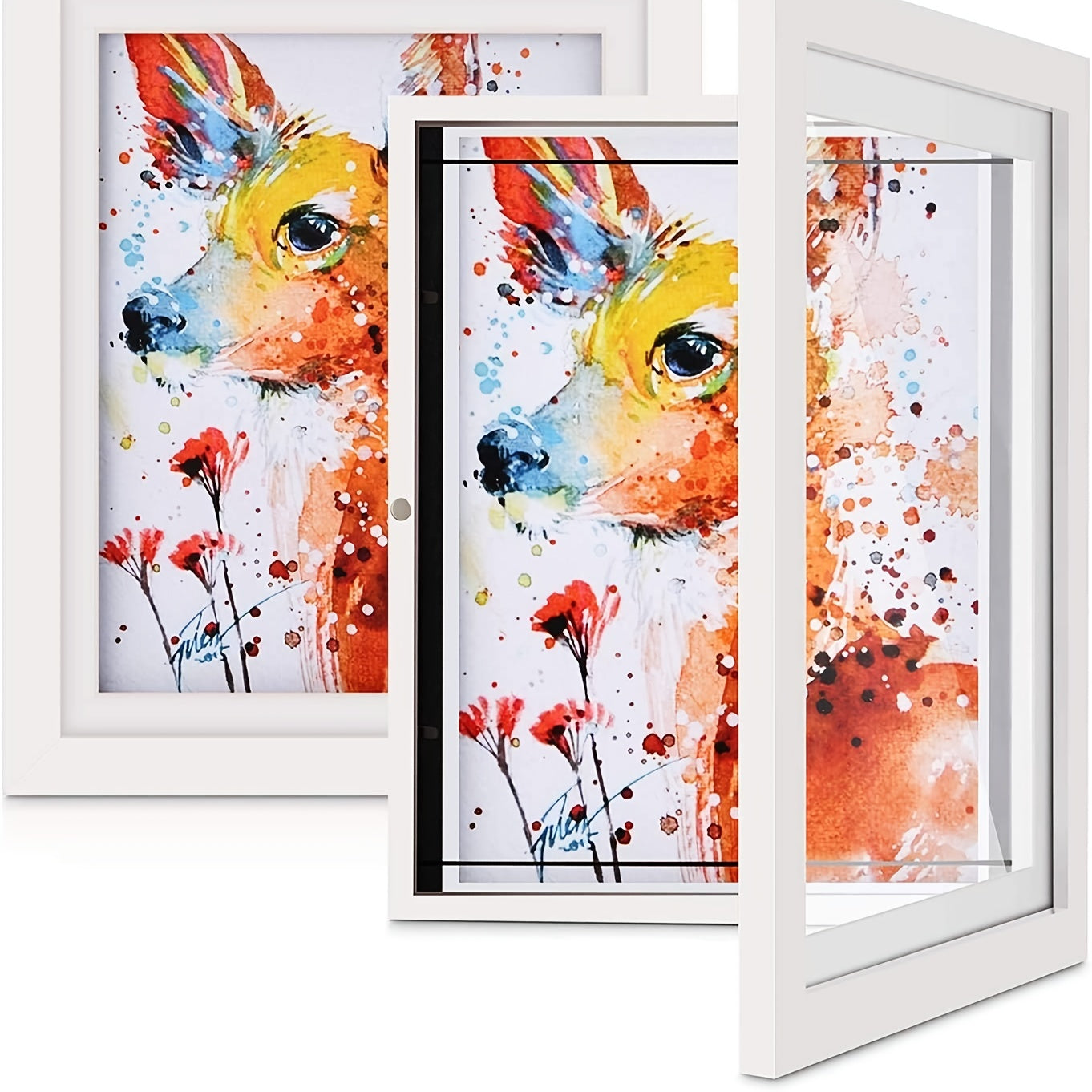 A4 devor san'ati ramkalari uy bezaklari va bayram sovg'asi uchun 2 ta to'plam