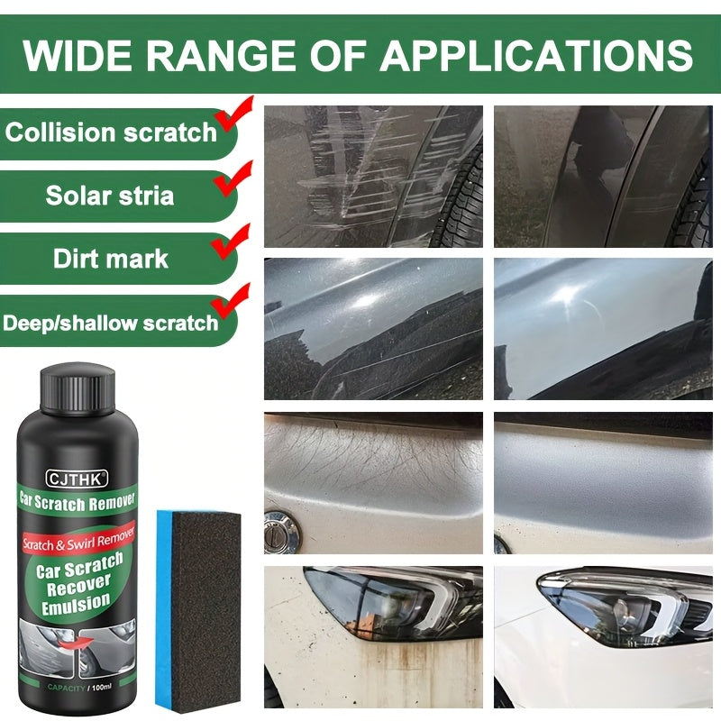 Universal Car Scratch Repair Wax Kit for All Vehicles Removes Scratches and Swirls