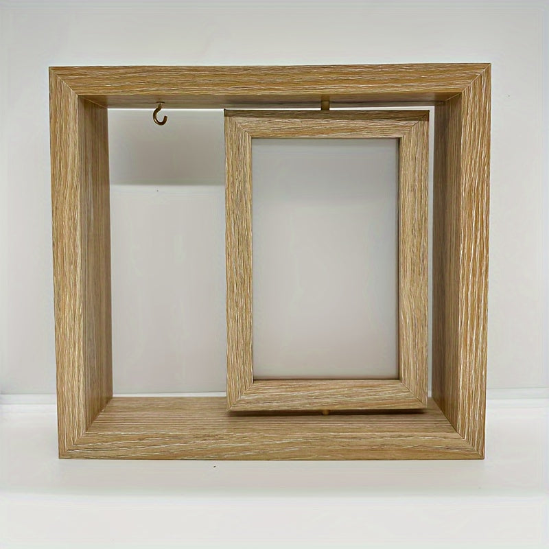 Двусторонняя деревянная фоторамка для фотографий 6x4 для пар и подарков