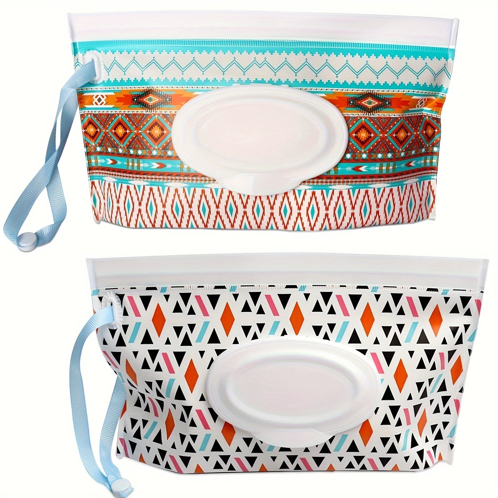 Set of 2 Reusable Wet Wipe Dispenser Containers Travel Holders for Wipes