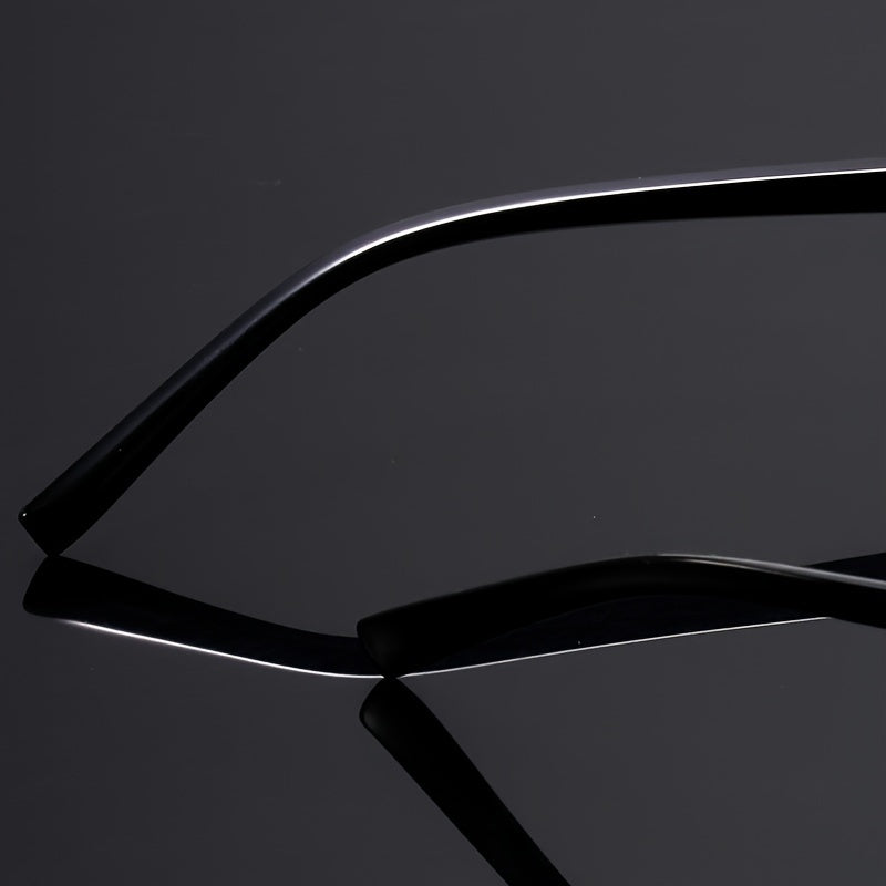 2 шт. бескаркасных праздничных очков с градиентными линзами, металлическая оправа, унисекс, стиль Y2K