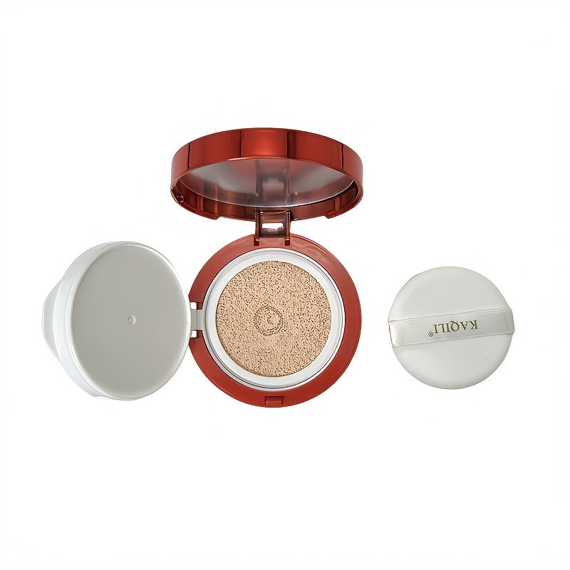 1 dona Ginseng Air Cushion Foundation barcha teri turlari uchun, namlantiruvchi makiyaj, concealer BB kremi va tabiiy tugatish bilan, 14 fevral va tug'ilgan kunlar uchun mukammal sovg'a.