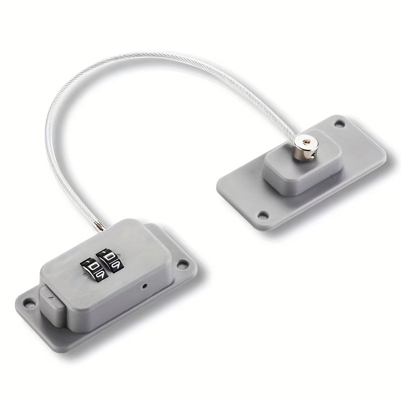 Child Safety Locks Drawer Fridge Cabinet Window 2-Digit Password No Drilling