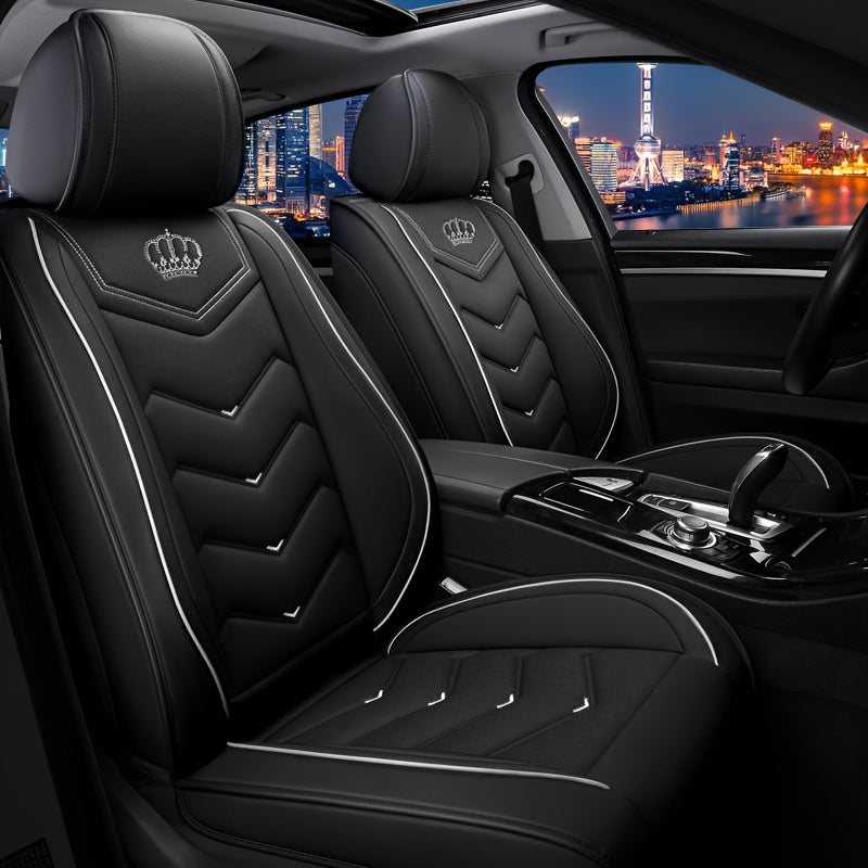 Full Cover Car Seat Covers for Women and Families Waterproof Scratch-Resistant