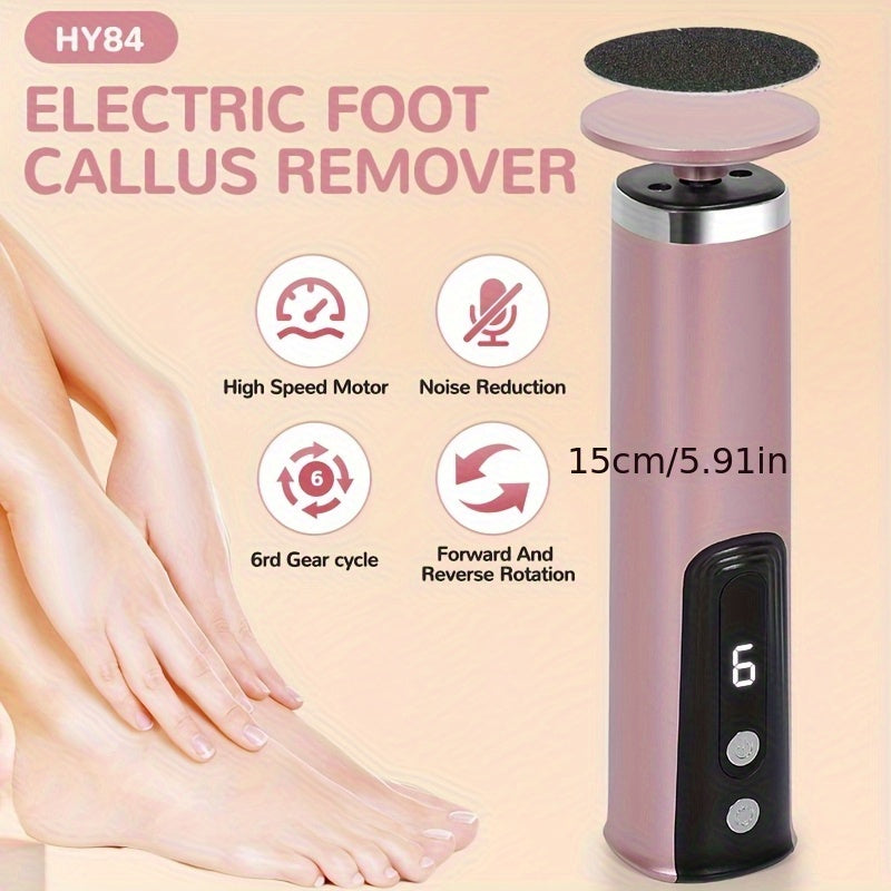 Electric Foot and Nail Polisher USB Rechargeable Personal Care Device