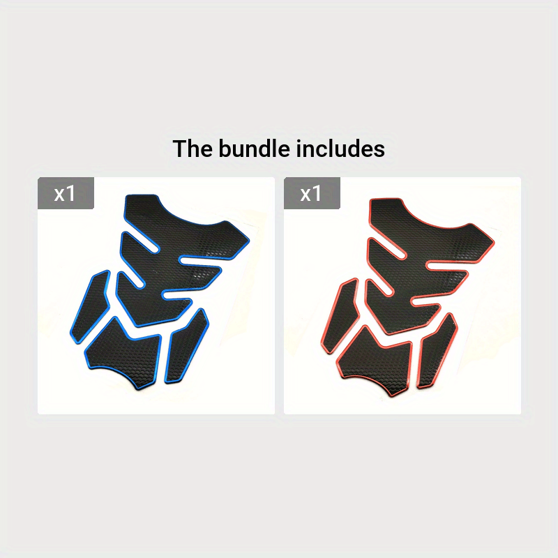 Yorug‘ 3D mototsiklet stikerli decal kauchuk suv o'tkazmaydigan oson qo‘llash off-road velosipedlar