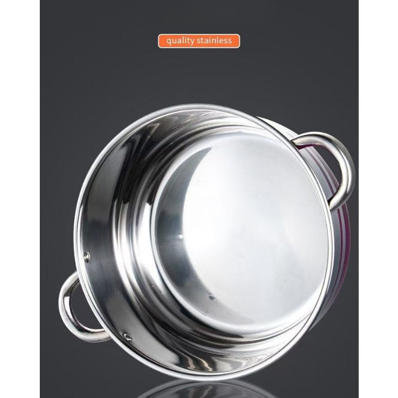 Stainless Steel Cookware Set 10 Pieces with Lids, Versatile Pots and Pans