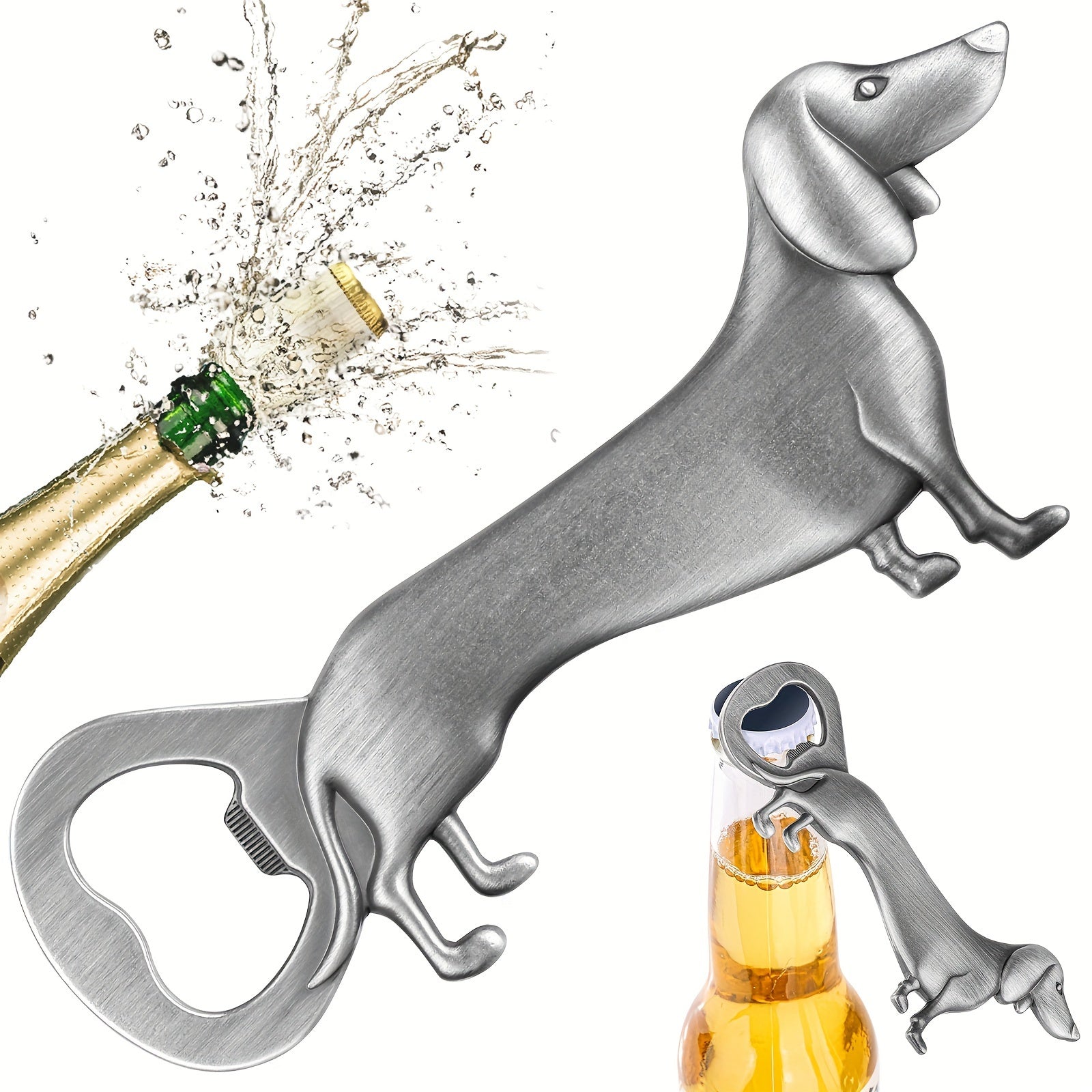 Sausage Dog Bottle Opener for Beer Wine Juice Bar Restaurant Home Bar