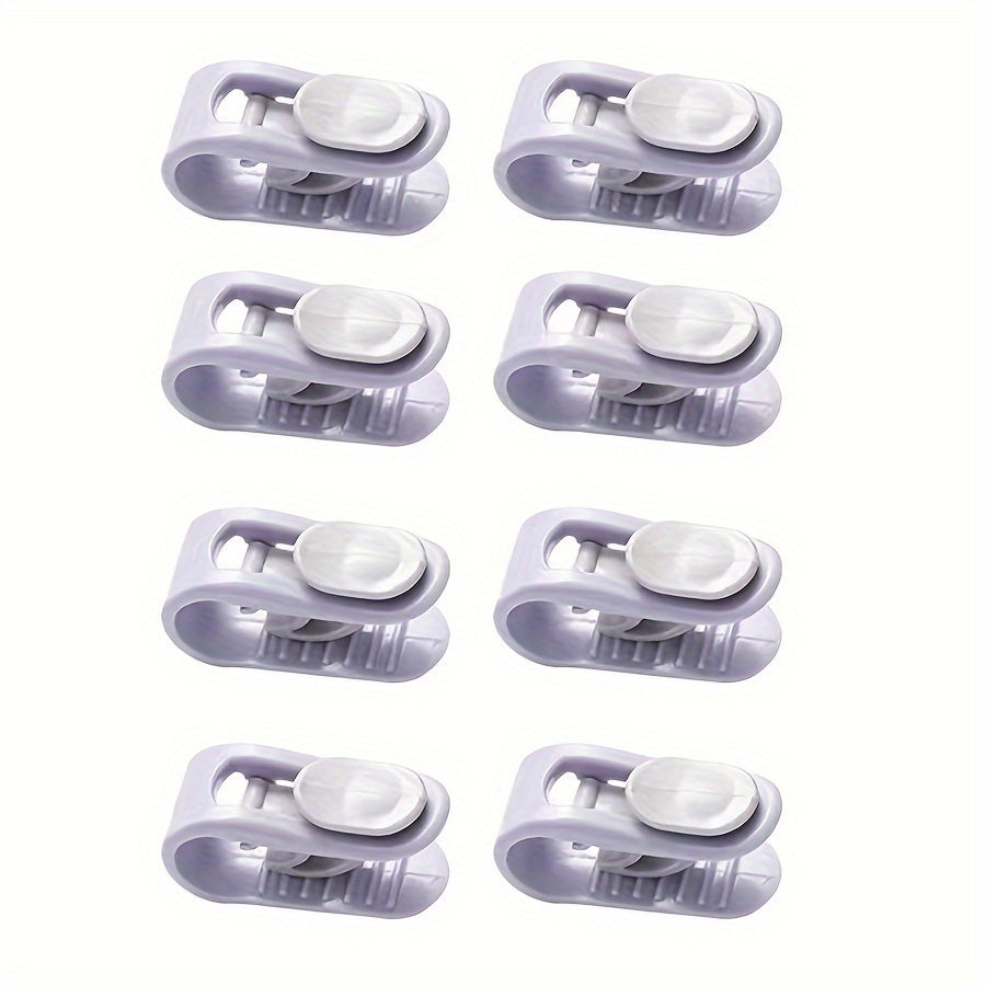 Polypropylene Bed Sheet Clips Pack of 8 Pink Non-Slip Blanket Curtain Clips Easy to Install