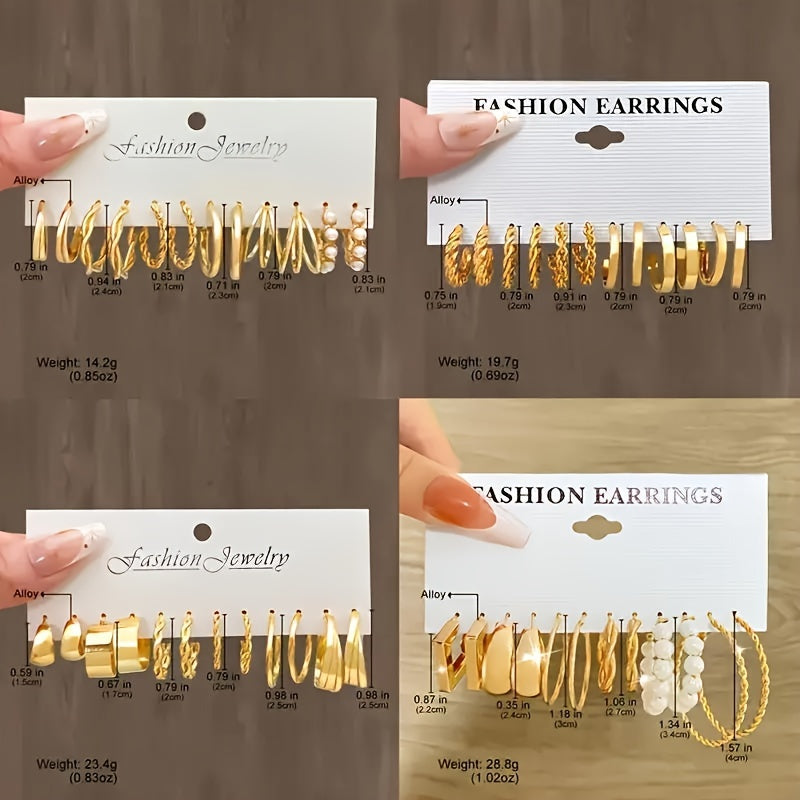 48 ta nafis va oddiy dizayndagi ayollar uchun doira shaklidagi ziraklar to'plami, sun'iy marvaridlar bilan bezatilgan. Har kuni kiyish uchun mukammal va ajoyib bayram sovg'asi bo'ladi.