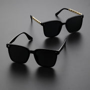 Men's Casual Black Frame Glasses Set for Fashion and Everyday Wear