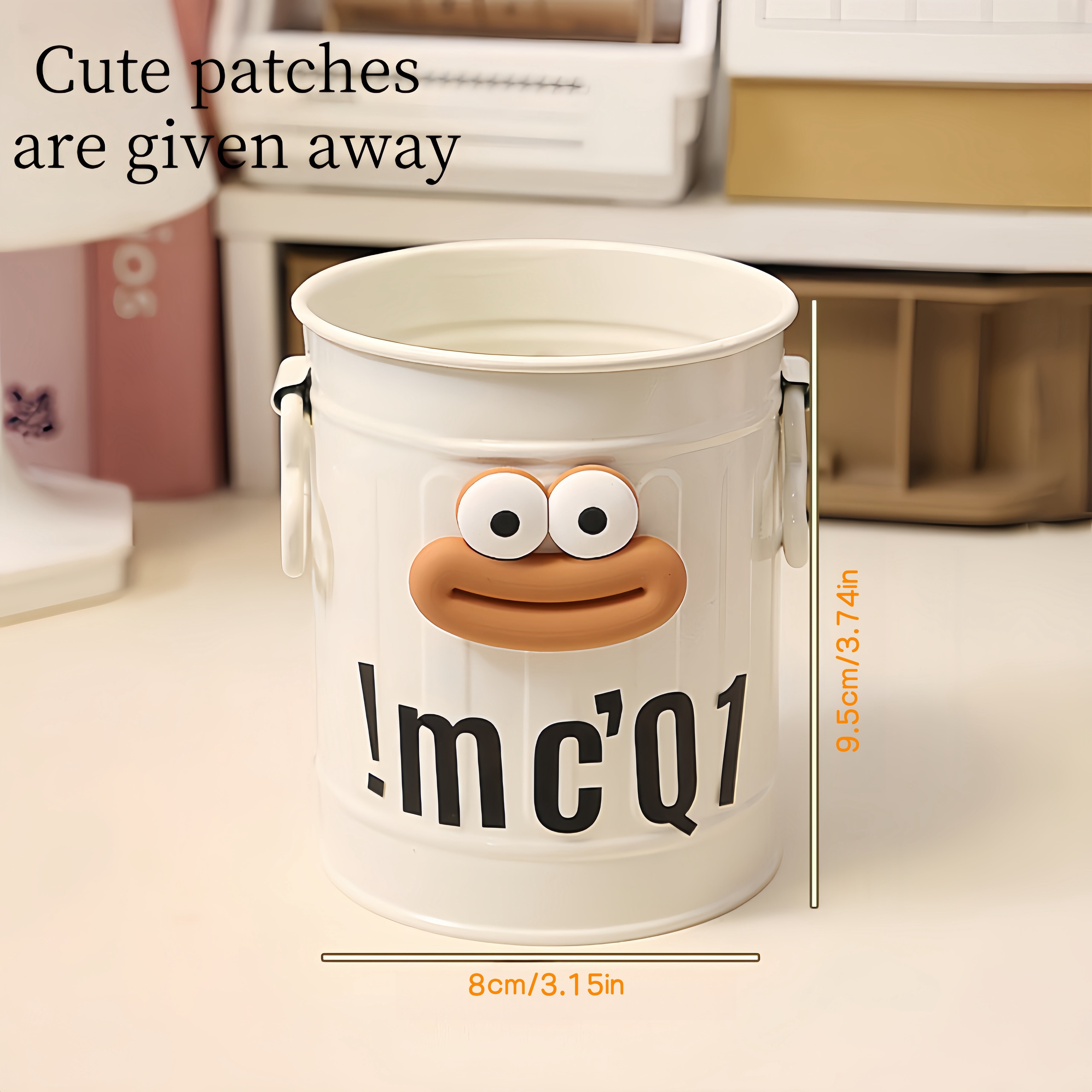 Large Capacity Desktop Pen Holder for Office Dorm Student with Big Mouth Ornament