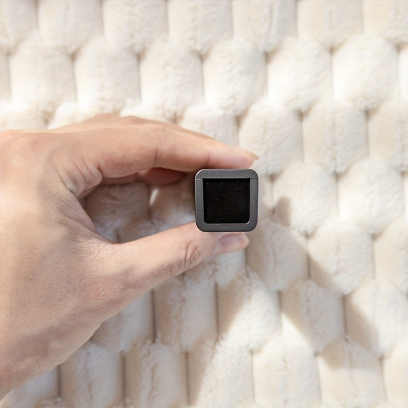 Cojín de sofá nórdico de felpa con diseño antideslizante para todas las estaciones