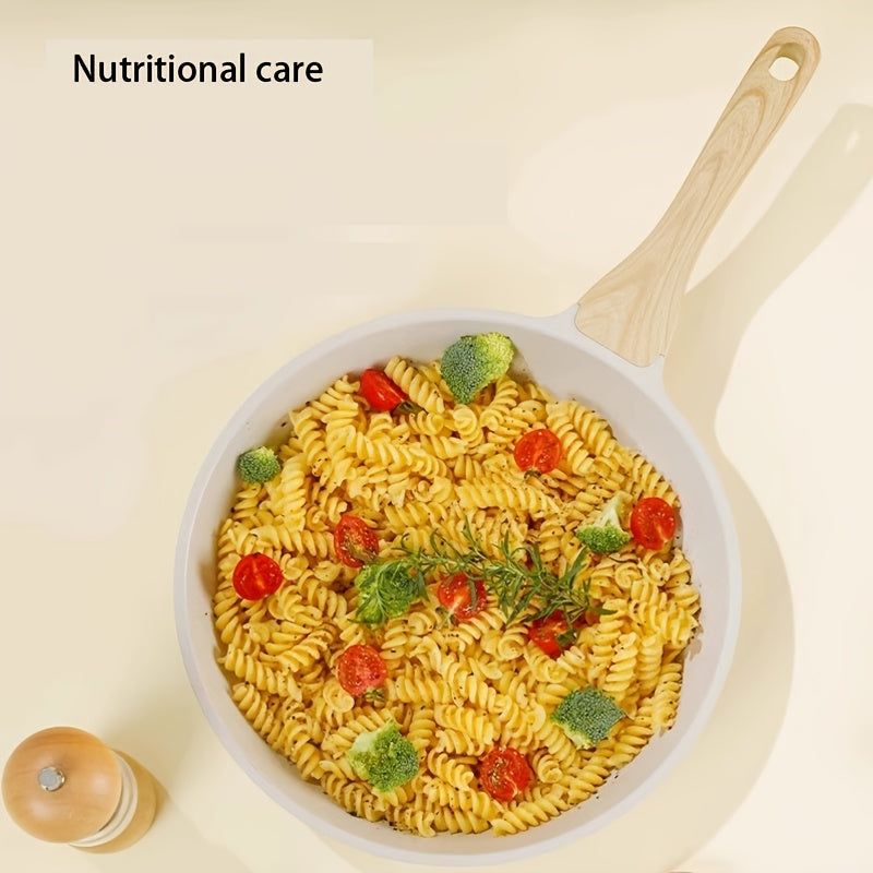 Kitchen pan for sautéing steaming and stewing non-stick easy cleaning outdoor use