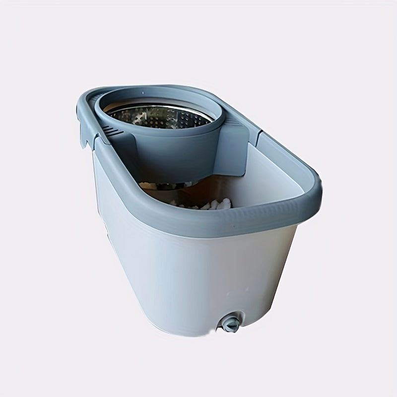 Yog'och, plitka, laminat pol uchun Spin Mop va kova tizimi, qo'lsiz tozalash