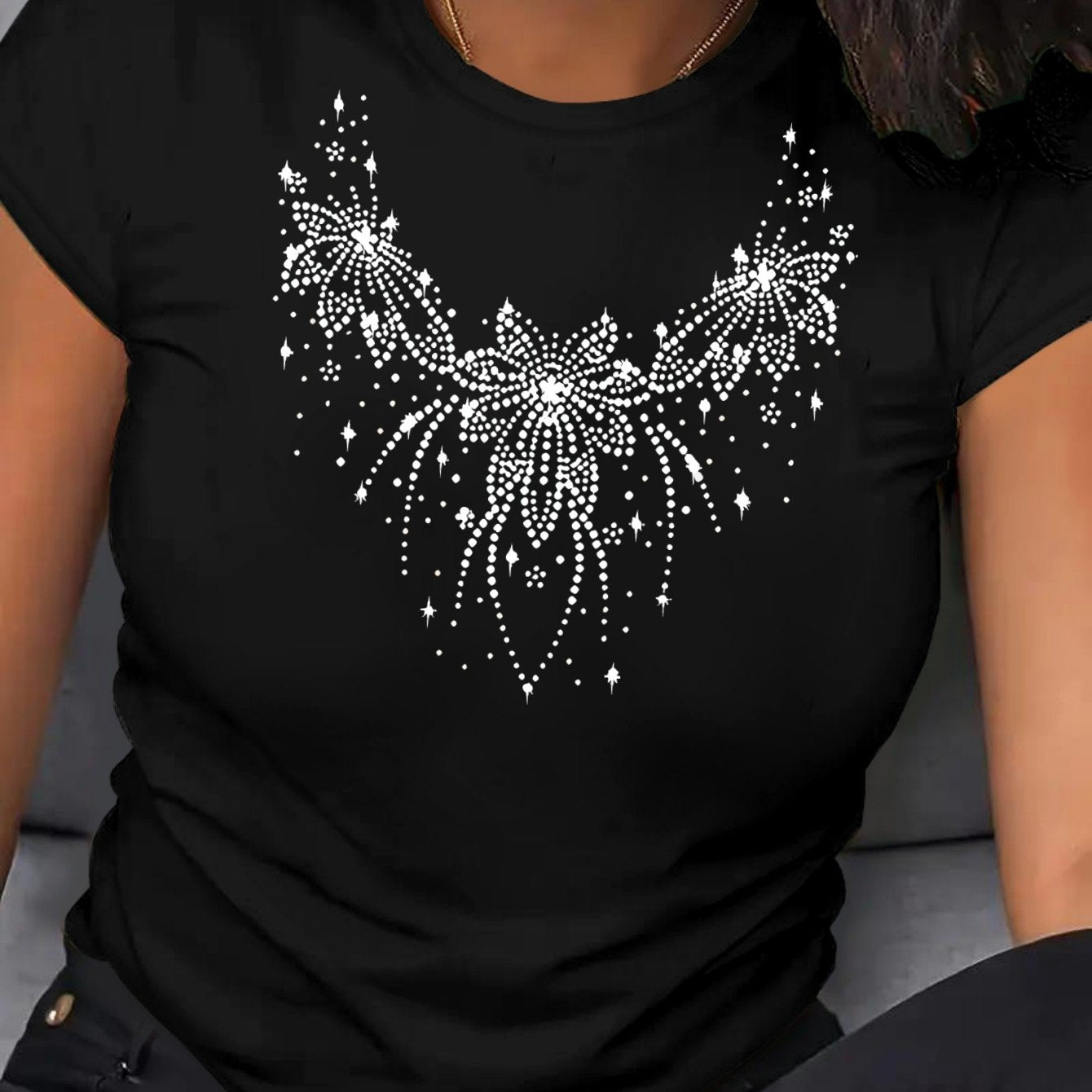 Women's Loose Large Size T-Shirt Breathable Casual Short Sleeve Spring Summer