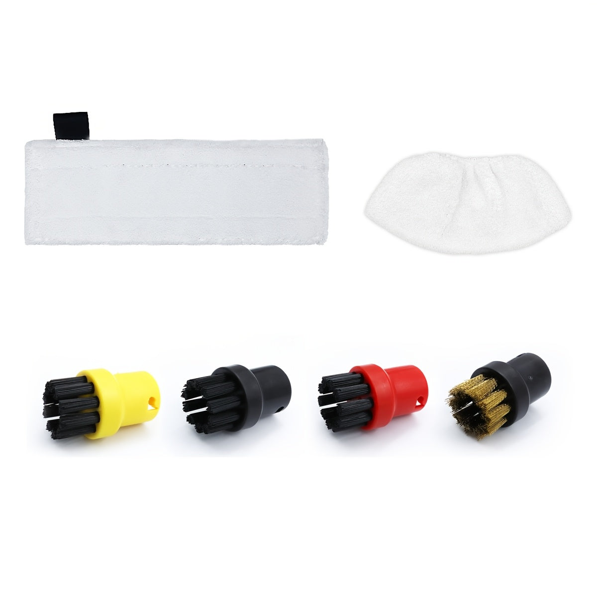 Set of 2/4 Mop Replacement Pads and Brushes for Floor Cleaning Durable Plastic Copper