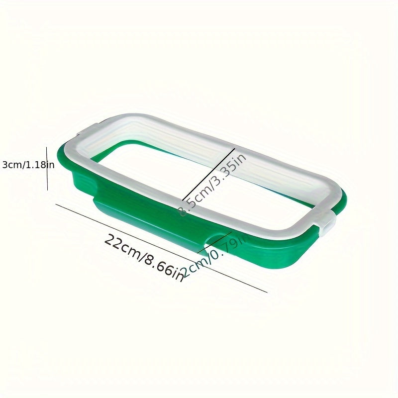 Kitchen Garbage Bag Holder Wall Mount Space-Saving Cabinet Door Organizer