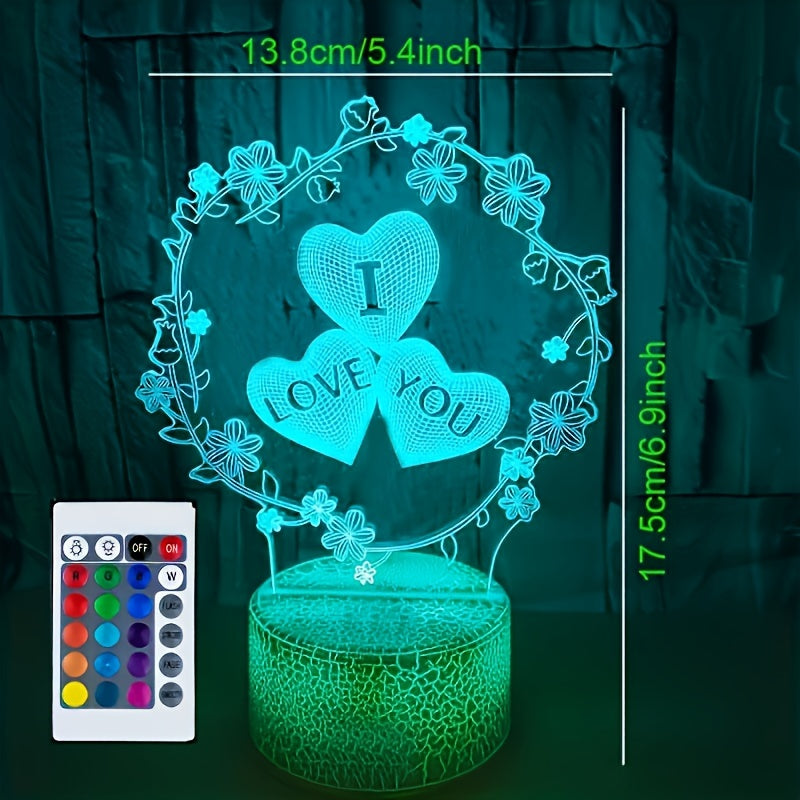 3D LED Light Art Decor for Festivals and Gifts