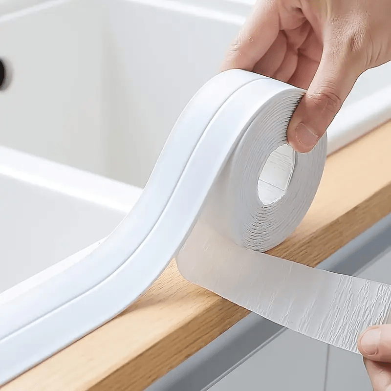 Waterproof Mold-Resistant Self-Adhesive Sealing Tape for Kitchen Bathroom Sinks Floors