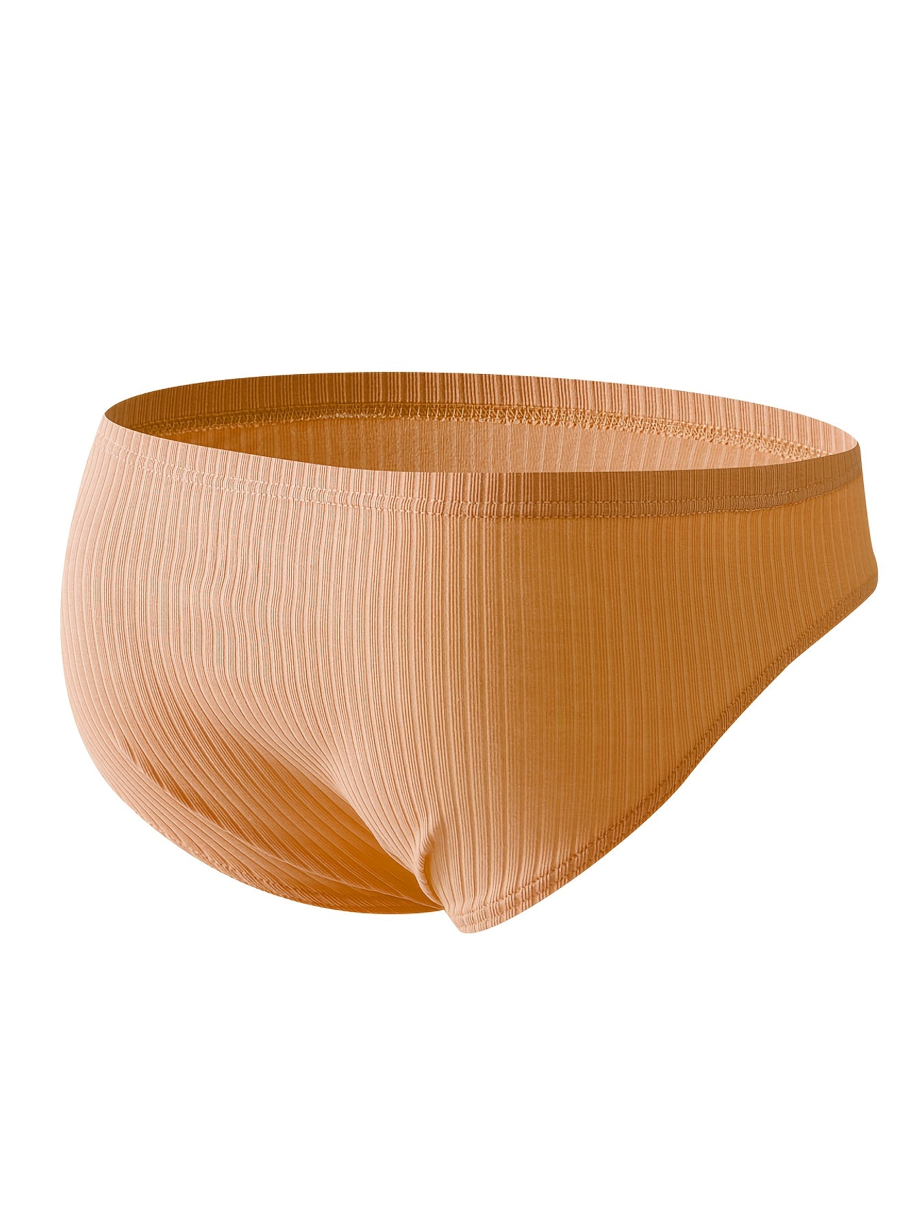 Set of 3 Men's Cotton Briefs Solid Color Medium Stretch Comfortable Fit