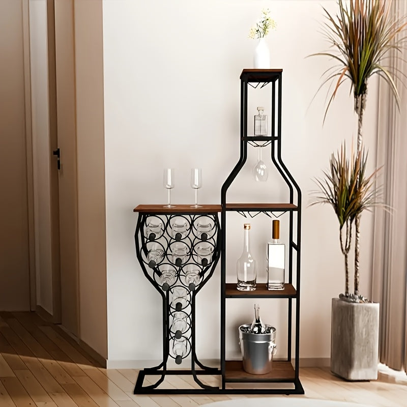 1 dona mustaqil ichkilik haydovchisi, po'lat tuzilmasiga mustahkam joyda o'rnatilishi mumkin. 11 shisha vino uchun non tokchasi, 5 qavatli erkin turuvchi vino tokchasi va shisha ushlagich, uy bar.