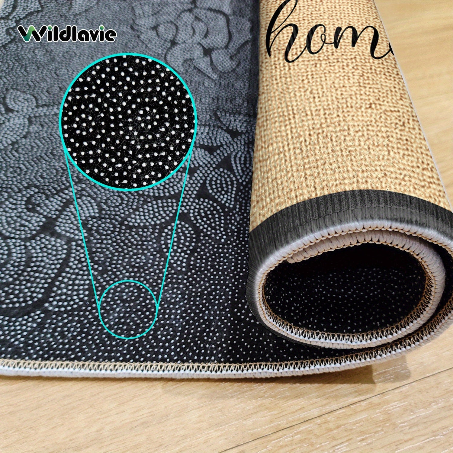 Non-Slip Welcome Doormat, Hand Washable Entryway Rug, Kitchen Mat, Holiday Gift