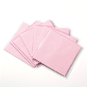 Pack of 50 Jewelry Polishing Cloths 8x8cm White Gray Blue Green for Cleaning and Polishing