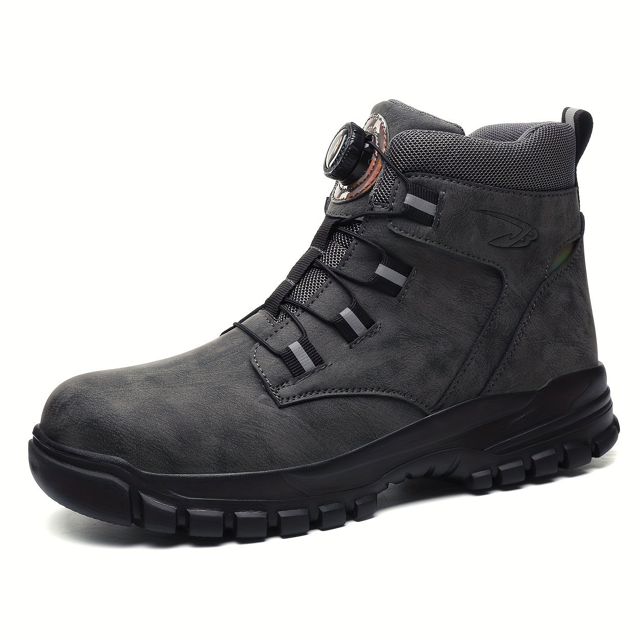 Men's High-Top Work Boots Puncture-Proof Safety Hiking Outdoor Durable