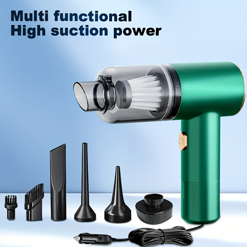 Aspiradora de mano 3 en 1 multifuncional para coche, húmedo y seco, con herramienta para rendijas