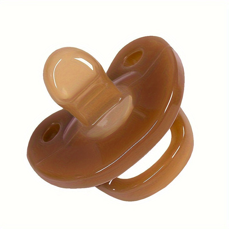 Conjunto de confort para bebés recién nacidos y niños pequeños de silicona, libre de BPA, color marrón claro