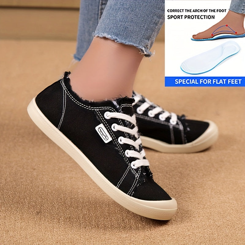 Women's Breathable Flat Casual Sneakers Lightweight Walking Shoes Spring Summer