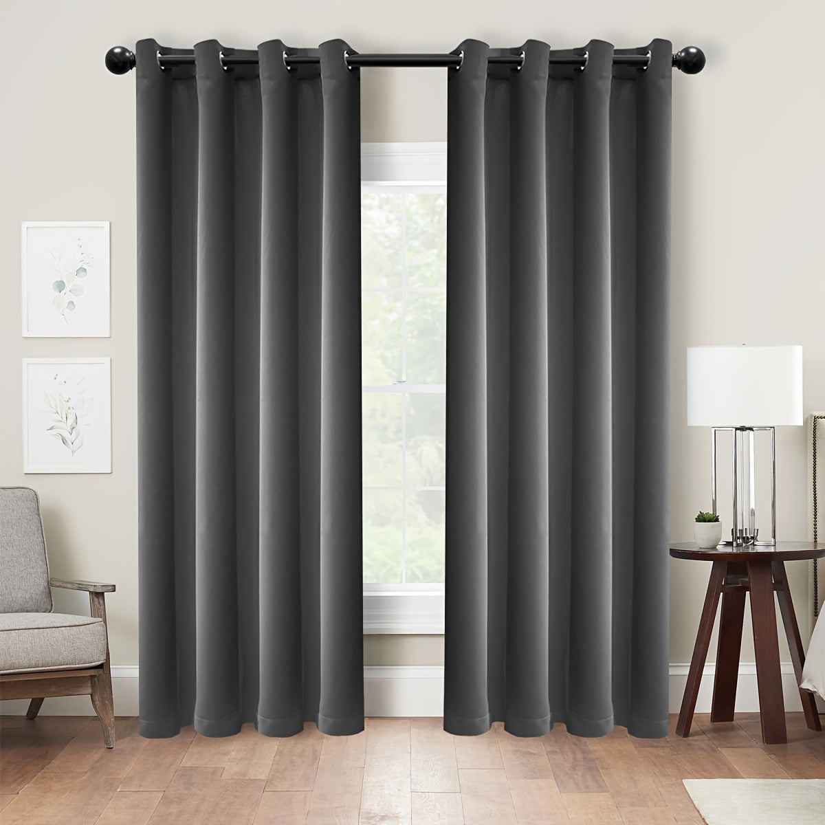 Insulation Blackout Circle Curtains for Bedrooms and Living Rooms Noise Blocker