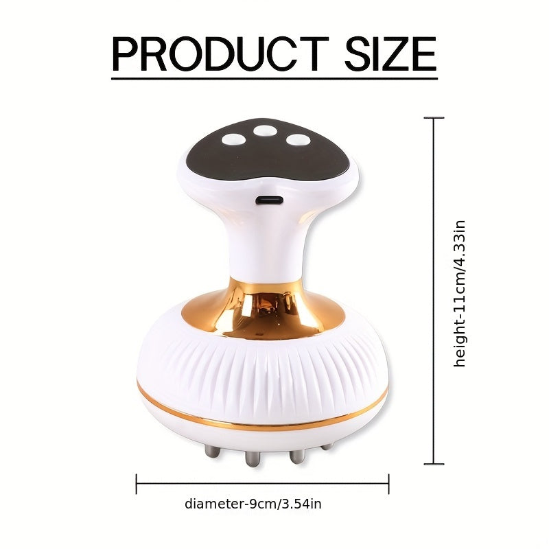 Electric Meridian Massage Brush for Shoulder and Neck Vibration Muscle Dredging Home Beauty Tool