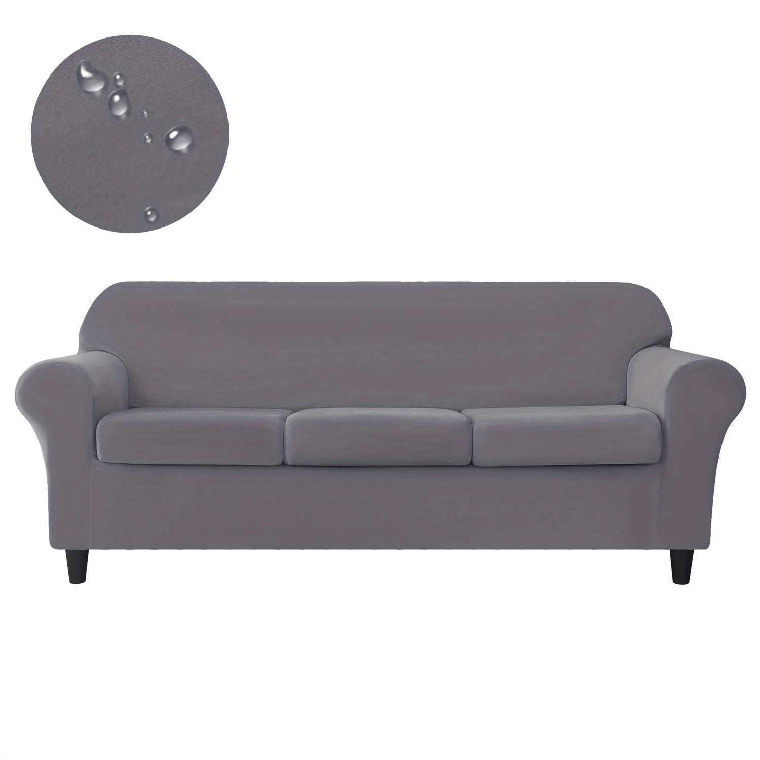Waterproof Sofa Covers Set with Cushions for 3-Seater Lounge Furniture